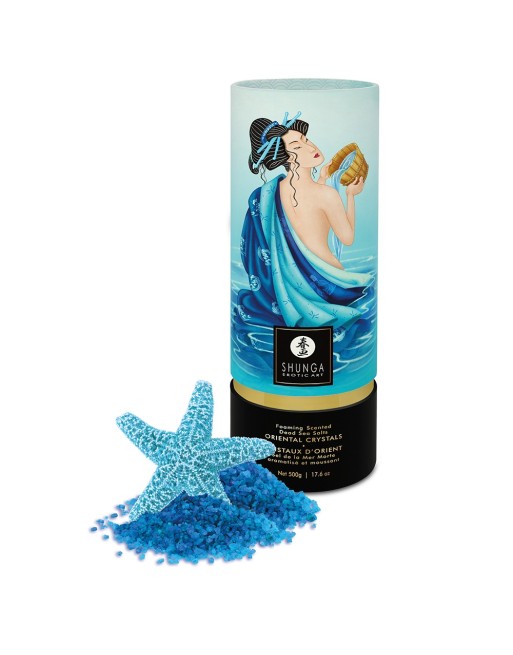 Sel de la mer morte aromatisé et moussant Océan de Tentations 500 gr Shunga - CC7515 Sel de la mer morte aromatisé et moussant Océan de Tentations 500 gr Shunga - CC7515