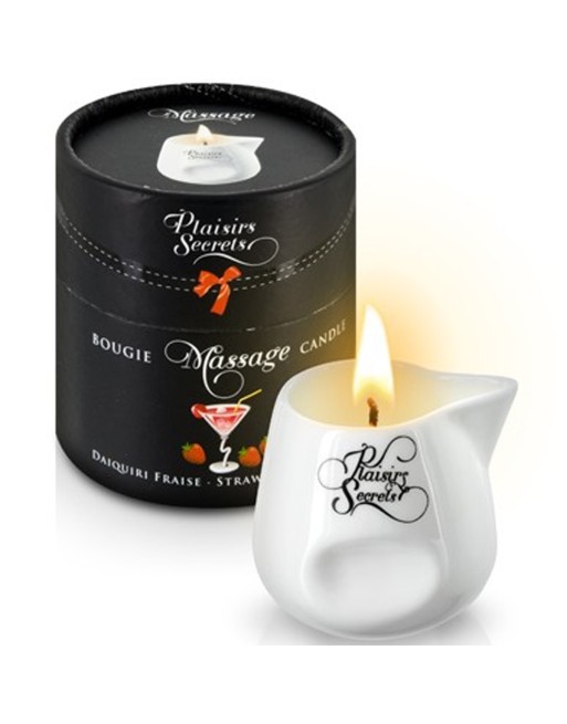 Bougie de massage daïkiri fraise 80ml - CC826036 Bougie de massage daïkiri fraise 80ml - CC826036