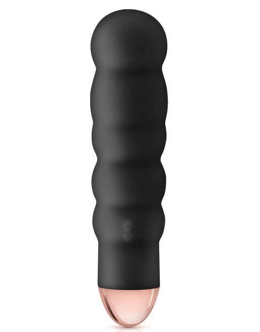 Vibromasseur noir 7 vitesses USB corps ondulé - CC5740140010 Vibromasseur noir 7 vitesses USB corps ondulé - CC5740140010