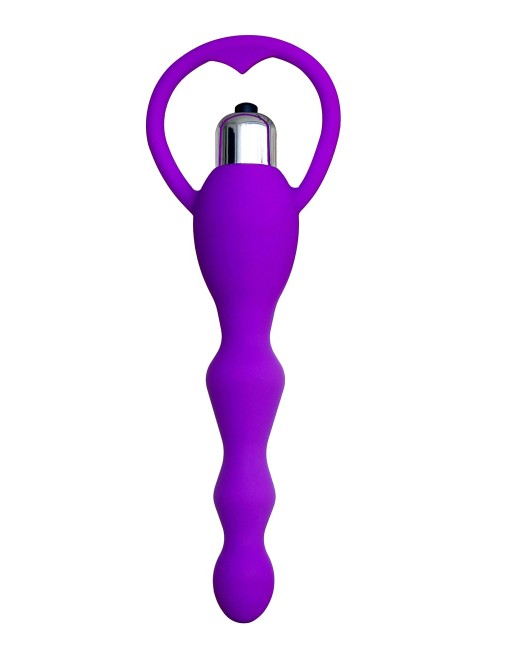 Chapelet anal violet vibrant - AOP-057PUR Chapelet anal violet vibrant - AOP-057PUR