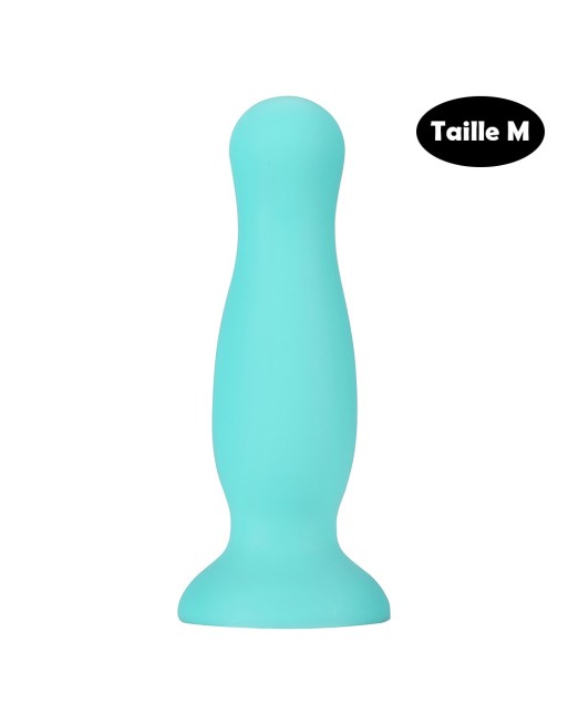 Plug anal ventouse vert pastel taille M - A-001-M-GRN Plug anal ventouse vert pastel taille M - A-001-M-GRN