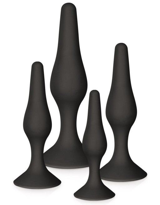Coffret 4 plugs plaisir anal noirs - CC5700900010 Coffret 4 plugs plaisir anal noirs - CC5700900010