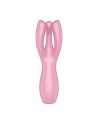 Vibromasseur point G avec stimulateur de clitoris USB rose Threesome 3 Satisfyer - CC597778