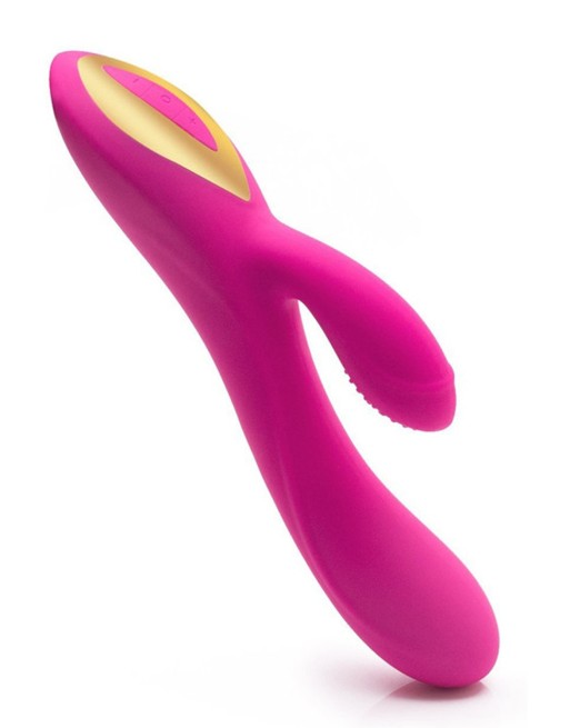 Vibromasseur rabbit rose ergot à picots 10 programmes USB - CR-CAV018 Vibromasseur rabbit rose ergot à picots 10 programmes USB - CR-CAV018