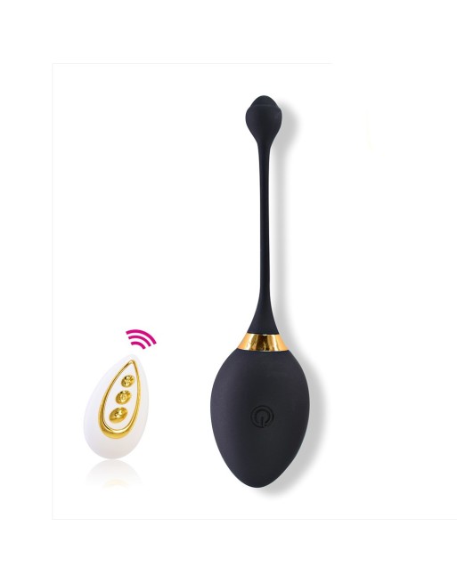 Œuf vibrant noir télécommandé USB noir - TOD-065ABLK Œuf vibrant noir télécommandé USB noir - TOD-065ABLK