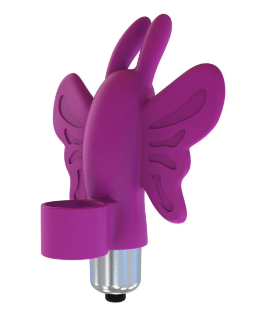 Doigt chinois vibrant papillon violet - VB051 Doigt chinois vibrant papillon violet - VB051