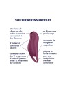 Stimulateur clitoridien couleur pourpre Pocket Pro 1 Satisfyer - CC597860SA