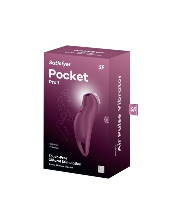 Stimulateur clitoridien couleur pourpre Pocket Pro 1 Satisfyer - CC597860SA