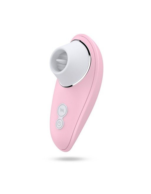 Vibromasseur rose à langue vibrante pour cunnilingus - BOZ-005PNK Vibromasseur rose à langue vibrante pour cunnilingus - BOZ-005PNK