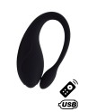 TANDEM Noir, stimulateur pour couple USB avec télécommande en silicone médical  - BQ125BLK