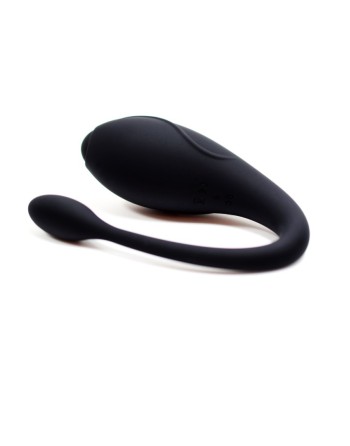 TANDEM Noir, stimulateur pour couple USB avec télécommande en silicone médical  - BQ125BLK