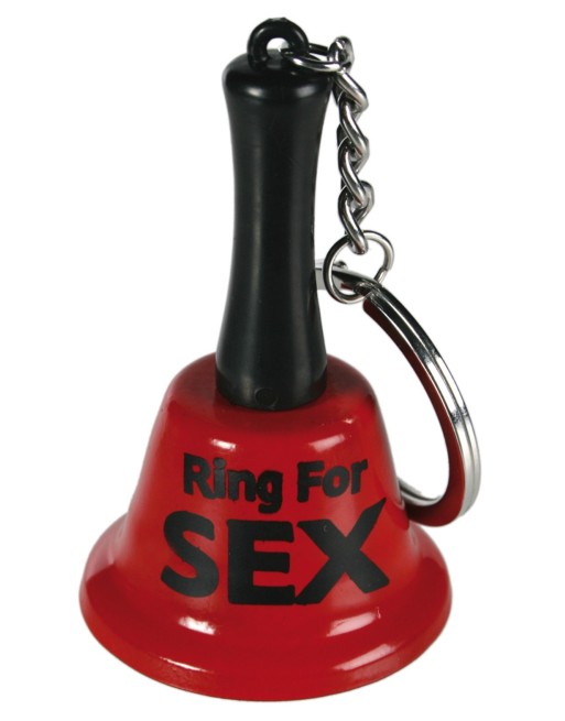 Cloche rouge porte clefs Ring For Sex - R700088 Cloche rouge porte clefs Ring For Sex - R700088