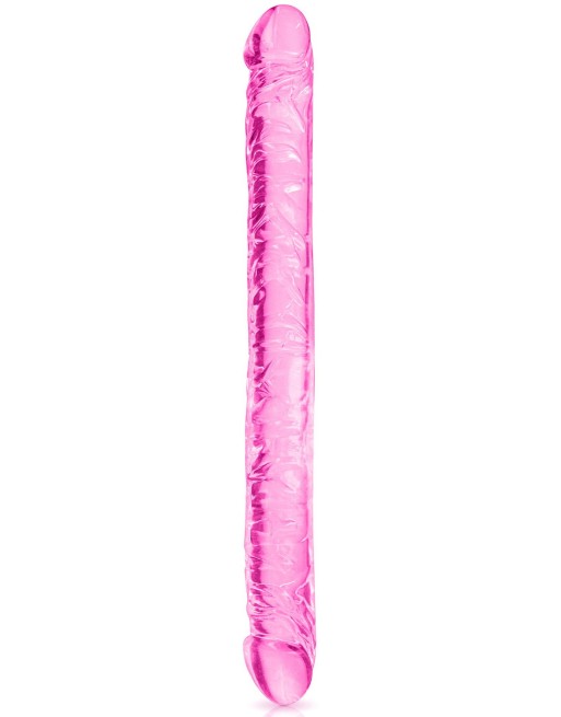 Double dong jelly rose 34cm - CC5701341050 Double dong jelly rose 34cm - CC5701341050