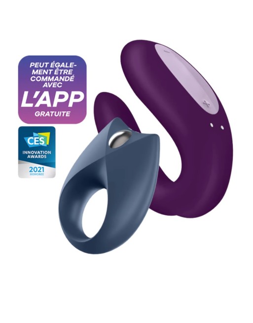 Coffret 2 sextoys connectés Partner Box 2 Satisfyer - CC597769 Coffret 2 sextoys connectés Partner Box 2 Satisfyer - CC597769