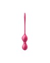 Boules de Geisha vibrantes télécommandées fushia Love Birds 2 Satisfyer - CC597866