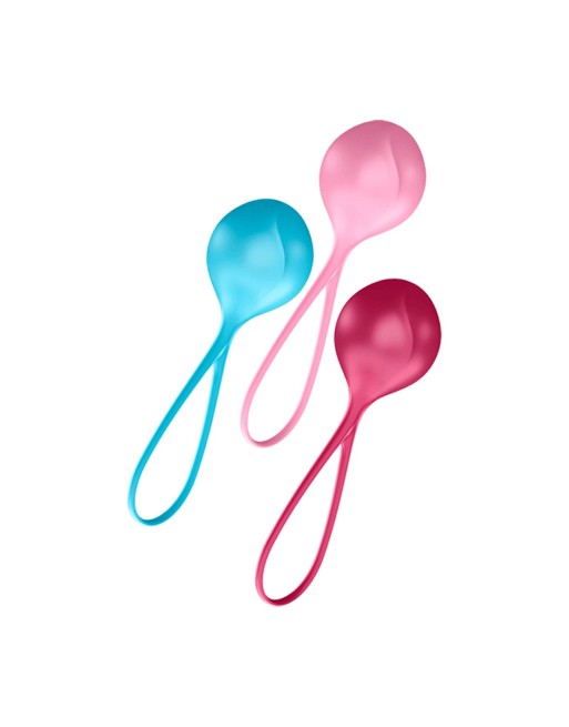 Set de 3 mono boule de Geisha Satisfyer Strengthening balls - CC597152 Set de 3 mono boule de Geisha Satisfyer Strengthening balls - CC597152