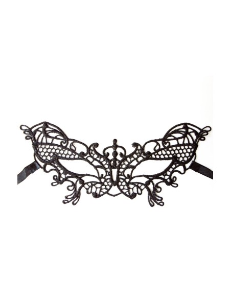 Masque souple dentelle noire - 100824