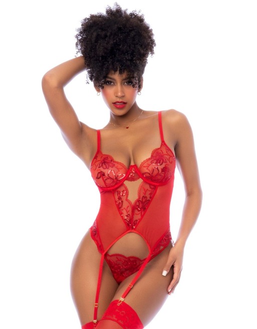 Ensemble 2 pièces rouge - MAL8896RD Ensemble 2 pièces rouge - MAL8896RD