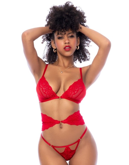 Ensemble 3 pièces rouge MAL8904RD Ensemble 3 pièces rouge MAL8904RD