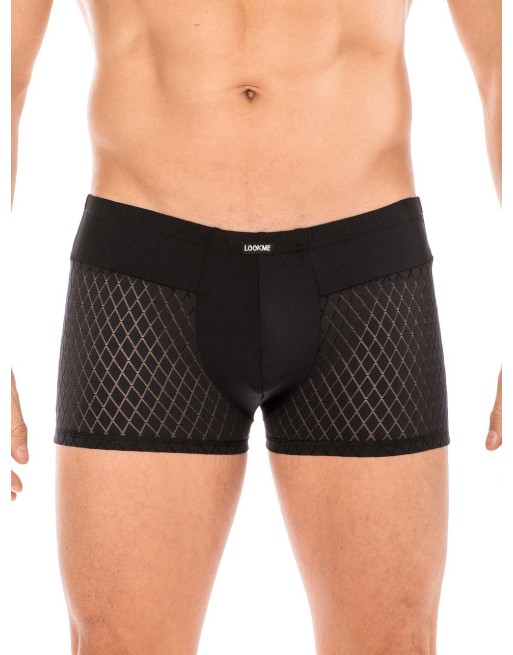 Boxer noir Seduction - LM2105-67BLK Boxer noir Seduction - LM2105-67BLK