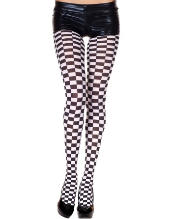 Collant à damier - MH7006BWH