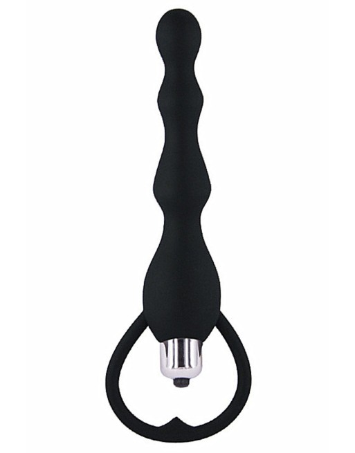Chapelet anal noir vibrant - CR-AOP057BLK Chapelet anal noir vibrant - CR-AOP057BLK