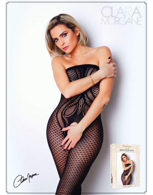 Bodystocking fantaisie sans manche - Le Numéro 20 - Collection Bodystocking - CM99020 Bodystocking fantaisie sans manche - Le Numéro 20 - Collection Bodystocking - CM99020
