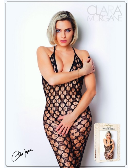Bodystocking en résille avec maille large - Le Numéro 11 - Collection Bodystocking - CM99011 Bodystocking en résille avec maille large - Le Numéro 11 - Collection Bodystocking - CM99011
